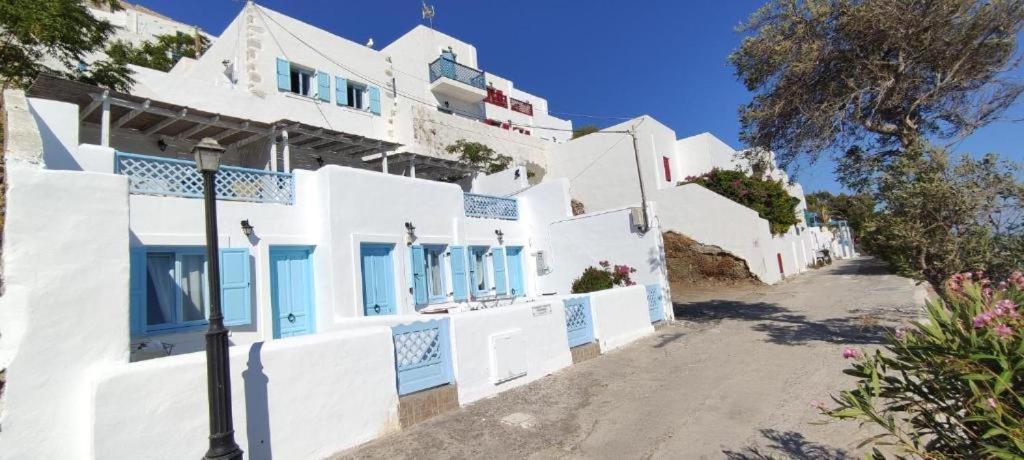 Hotel Asvestoti Mesonettes Blue Light Σιελ Μεζονετεs Pera Gyalos Exterior foto
